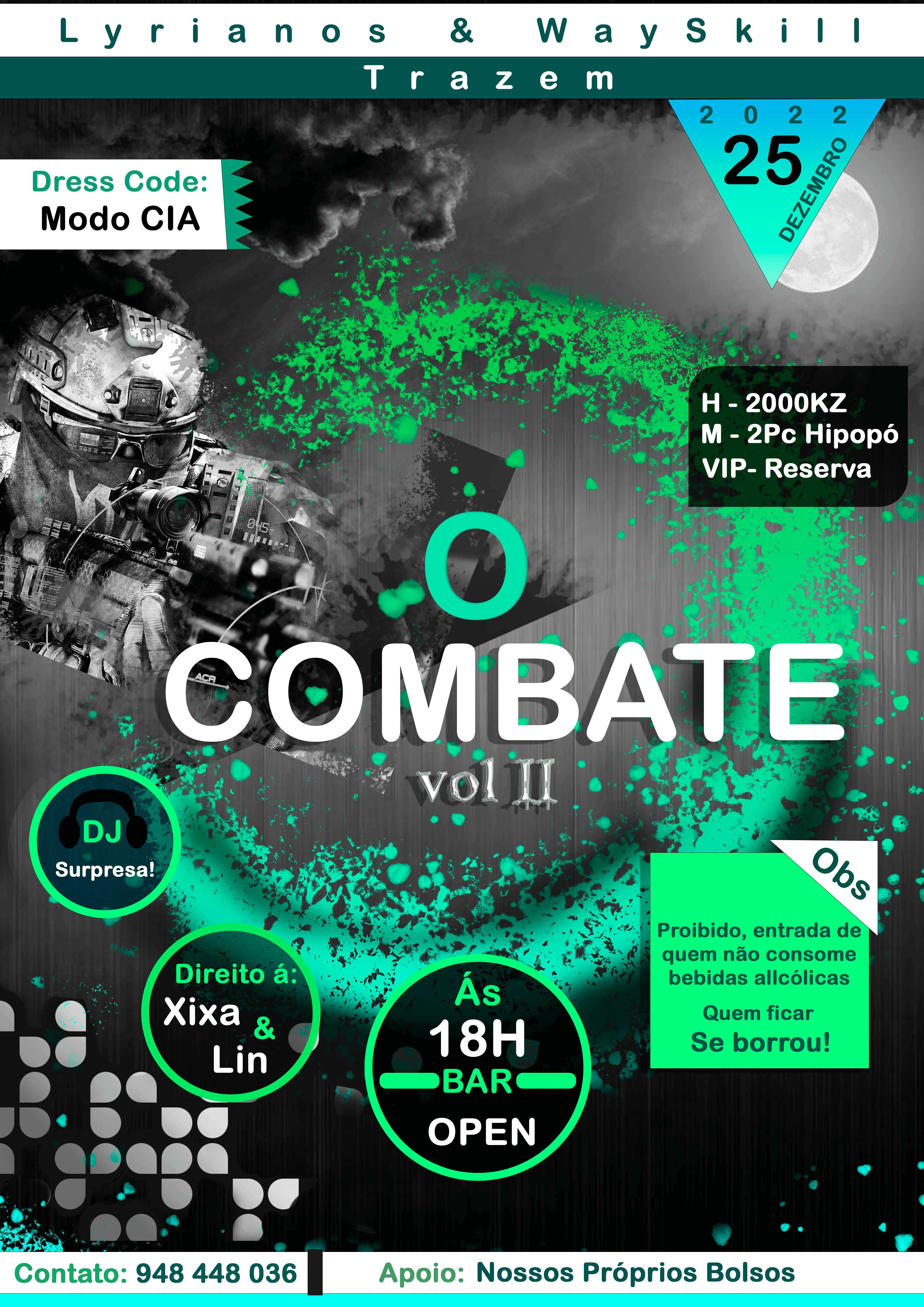Panfleto Promocional Combate Vol. 2